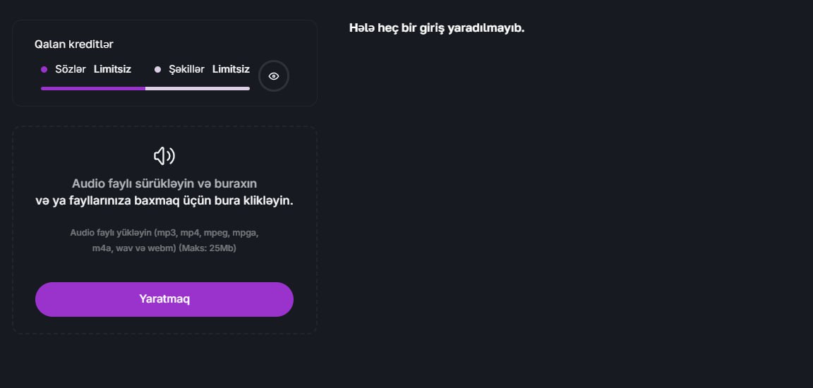 Yüklə, analiz et, yarat
